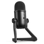 FIFINE USB Microphone Streaming Computer Microphone with Headphone Output&Volume Control,Mic Gain Control,Mute Button for Studio Recording, Gaming, Vocal, YouTube, Podcast on PC and Mac - K678