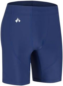 Eteoepo Men's Swim Jammer | Racing & Training Endurance Athletic Swimsuit | Fast, Flexible, Comfortable, Quick Dry(Navy,XL)