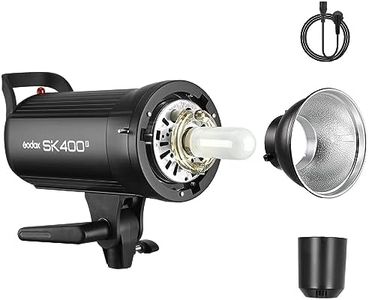 Godox SK400II Studio Strobe 400W, 2.4G Wireless X System GN65 5600K Monolight with Bowens Mount 150W Modeling Lamp, Outstanding Output Stability, Anti-Preflash