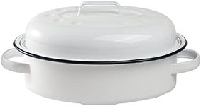 Webake Enameled Roasting Pan with L