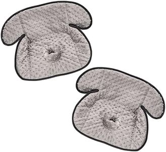 Piddle pad Car Seat Protector - Car Seat Saver Stroller Potty Pad, Baby Car Seat Cover, Car Seat Waterproof Liner for Potty Training Prevent Dipper Leaking 20x15 inch Black 2PCS(Grey)