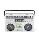 Suck UK Lunch Box Boom Box | Bento Lunch Box & Snack Boxes for Kids | Metal Lunch Box & Food Container | Storage Tin & Kids Toy Storage | Retro Lunch Box & Bento Lunch Boxes for Adults | Tin Box