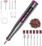 Electric Nail Drill Professional, 35000RPM Cordless Acrylic Nail Kit for Nail Polish Remover, Electric Nail File Buffer Grinder, Nail Filer Electric Manicure and Pedicure kit