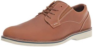 Nunn Bush Men's Barklay Plain Toe Oxford, Tan Crazy Horse, 8