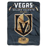 Northwest NHL Vegas Golden Knights Unisex-Adult Raschel Throw Blanket, 60" x 80", Inspired