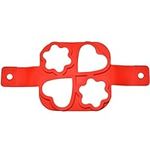 Kitchtic Silicone Pancake Molds - Mini Shaper Pancakes, Non-Stick & Easy Release - Safe for Oven, Microwave & Dishwasher - Kitchen Baking Accessories - Fun And Unique Shapes