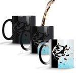 YuBingo Motivational Quote Coffee Mug - Ceramic Printed Tea Cup, Stay Positive and Good Things Will Happen (Colour Changing Magic Mug, 320ML)