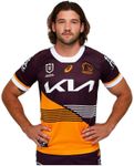 Generic Brisbane Broncos Rugby Jersey, Men's Medium (AU, Alpha, X-Large, Regular, Regular, Yellow and Maroon)