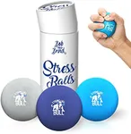 BOB AND BRAD Hand Exercise Balls, Stress Balls for Adults, Tri-Density Squeeze Balls for Hand Therapy, Grip Strength Trainer for Arthritis, Hand Grip Strengthener (3 Pack, Soft Medium Hard)