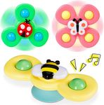 JACKEYLOVE Suction Cup Spinner Toy for 1 2 3 Toddler Boys Girls…