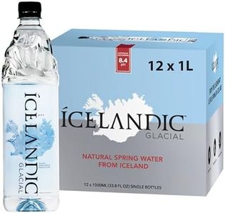 Icelandic Glacial Natural Spring Alkaline Water, 1 Liter (12 Count)
