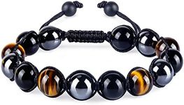 Natural Stone Bead Bracelet Men - T