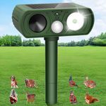 Solar Ultrasonic Animal Repellent, 