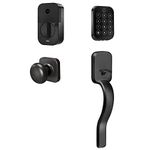 Yale Assure Lock 2 Key-Free Touchscreen with Wi-Fi and Ridgefield Handle in Black Suede