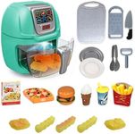Kids Air Fryer Toy Pretend Play Toy With Light & Sound Effect Different Timing Air Fryer Toy For Children Educational Fun Learning kitchen Playset for Boys And Girls Gift for Birthday