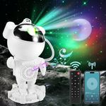 Moon Galaxy Astronaut Projector with Bluetooth Speaker,Spacebuddy Man Star Projector Nebula Ceiling Light,Holiday Birthday Christmas Gifts for Children Kids