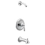 Moen UT2153NH Brantford M-CORE 3-Series 1-Handle Tub and Shower Trim Kit, Valve Required, Chrome