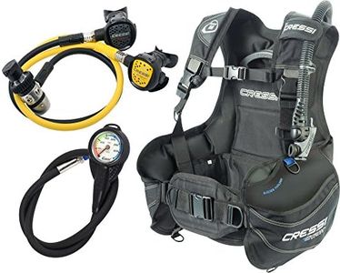 Cressi Start Scuba Diving Set - B.C.D. Start+1st Stage AC2+2nd Stage Compact+Octopus Compact+ Instrument Pressure Gauge