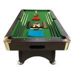 7 Ft Pool Table Billiard Playing Cloth Indoor billiards table new - Green Season