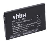 vhbw Li-Ion battery 1200 mAh (3.7 V) for mobile phone, smartphone, phone LG E440, E450, E455 such as EAC61839001, EAC61839006, EAC61878801, EAC61878801 AAC.