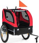 Tangkula Dog Bike Trailer, Breathab