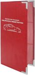 Autostyle Guard Insurance Card and Registration Document Holders | Premium Wallet with Magnetic Closure (Red, 50 Pack)