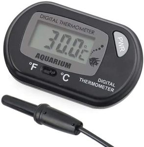 DIGIFLEX Digital Thermometer for Fish Tank - Temperature Thermometer - Aquarium Marine Vivarium – Electronic Thermometer – Tropical Fish Tank Accessories