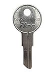 Key Blank, Brass, Type Y11, 5 Pin, 