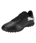 Puma Mens Future 7 Play TT Black-White Football Shoe - 8 UK (10772602)