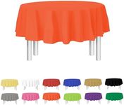 Party Dimensions Orange Tablecloth 