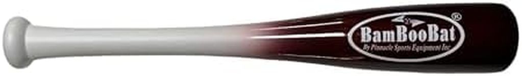 BamBooBat's One Hand Training Bat - 18 or 21 Inch Bamboo Wood- Perfect for Baseball and Softball Training and Drills for Improved Batting Swing Technique