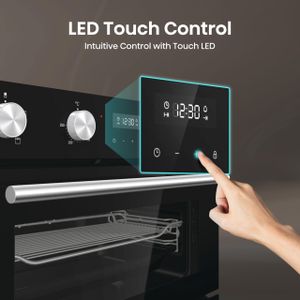Hisense Built-In Electric Double Oven, Stainless Steel – Extra Large