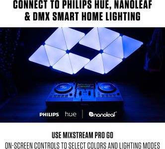 Numark Mixstream Pro Go DJ Controller – Portable Standalone Mixer