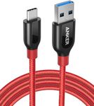 Anker USB C Charger Cable, PowerLine+ USB-C to USB 3.0 charger cable (6ft/1.8m), High Durability Type C Braided Charging Cable Compatible with Samsung Galaxy S10, S9, Huawei P10, P9, Sony XZ, HTC 10