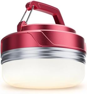 AODHGR Camping Lantern, USB-C Rechargeable Magnetic Light, Red
