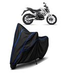 Water Resistant Bike Cover for Revolt RV 400, Dustproof Motorcycle Cover with UV & Heat Protection, All Weather Indoor Outdoor Use, Universal Fit Rain Cover