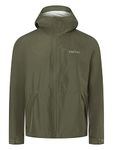 Marmot Men's Waterproof Gore-Tex Jacket, Lightweight Rain Jacket, Windproof Raincoat, Breathable Windbreaker, Ideal for Running and Hiking, Nori, XL