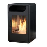 Adam Bellini Bio Ethanol Stove in Black