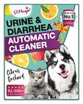 P-Magic Automatically Cleans Urine, Vomit, Diarhhea for Dogs, Cats, Other Pets (100g Pet Waste Removal Powder)