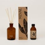 St. Eval Bay & Rosemary - Scented Reed Diffuser Set - A Fusion of Soothing Bay Leaf and Fresh Rosemary with Deep, Earthy Pine Notes and Woody Accords - 150 ml