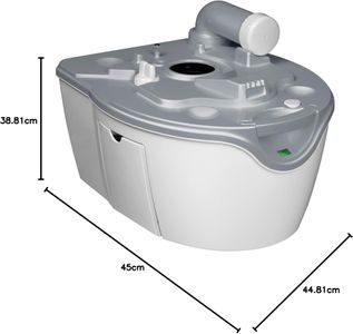 Thetford Porta Potti 565E Electric Portable Toilet, White-Grey