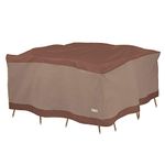 Duck Covers Ultimate Square Patio Table with Chairs Cover, 76-Inch