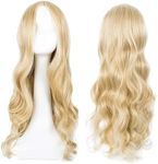 EUPSIIU Long Blonde Wave Wigs for W