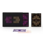 SLOWPLAY 100% Plastic Playing Card Set, 2 Decks (Purple & Gold), Jumbo Index, Poker Size, Superior Flexibility and Durability, Waterproof & Washable, Professional Playing Cards for Texas Hold’em Poker