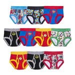 DC Comics Justice League Boys Underwear Multipacks, JL 10pk Brief, 2T/3T