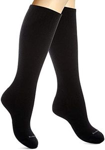 SocksLane Cotton Compression Socks for Women & Men. 15-20 mmHg Graduated Support for Nurses Travel Flight Shin Splints Edema