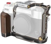 SmallRig "Retro" Cage for FUJIFILM X-T50, Aluminum Alloy Full Cage, with Quick Release Plate for Arca-Swiss and Cold Shoe Mount for Microphone and Light, with 1/4"-20 Threaded Holes - 4714