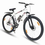 VESCO Leopard 27.5-T White Men Cycle Single Speed MTB Mountain Bicycle | Ideal Mens & Boys