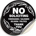 No Soliciting Sign Sticker for Hous