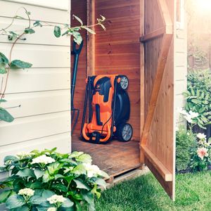 LawnMaster 24V Cordless Lawnmower 34cm – 4.0Ah Battery, Fast Charger, Rear Roller
